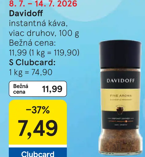 Davidoff Instantná káva