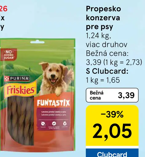 Propesko konzerva pre psy