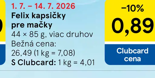 Felix kapsičky pre mačky