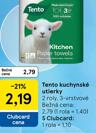 Tento kuchynské utierky 3-vrstvové