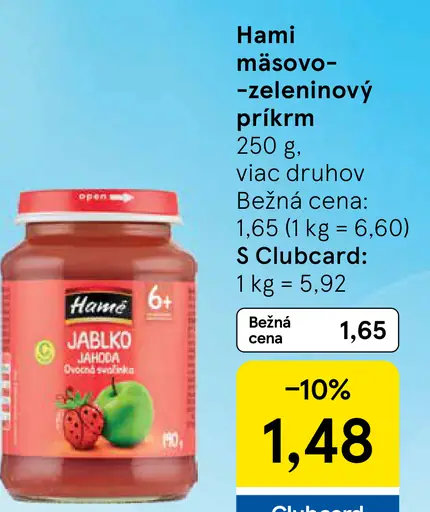 Hami mäsovo-zeleninový príkrm