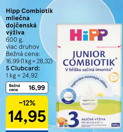 Hipp Combiotik mliečna dojčenská výživa