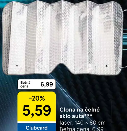 Clona na čelné sklo auta laser
