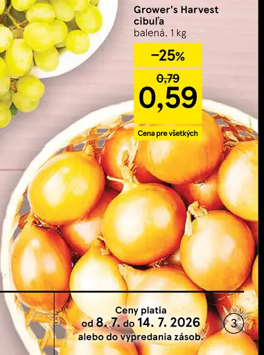 Grower's Harvest cibuľa