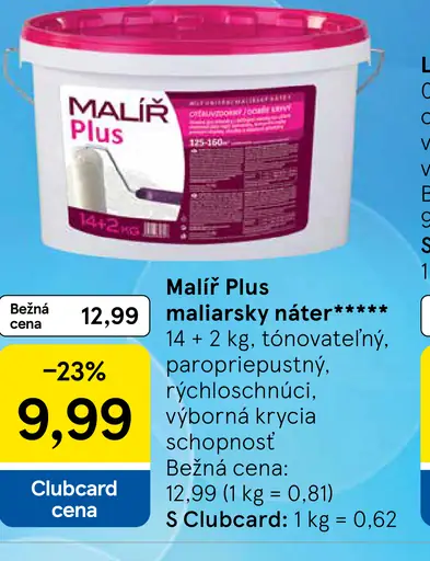 Malíř Plus maliarsky náter