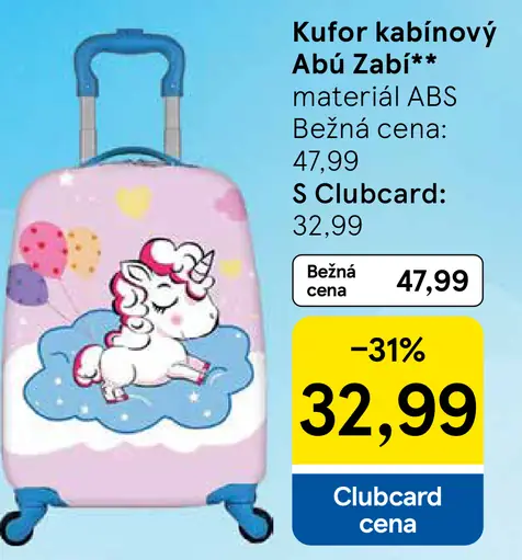 Kabínový kufor Abú Zabí z materiálu ABS