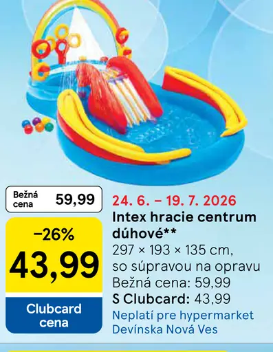 Intex hracie centrum dúhové