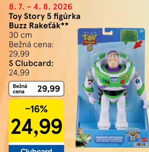 Toy Story 5 figúrka Buzz Raketák
