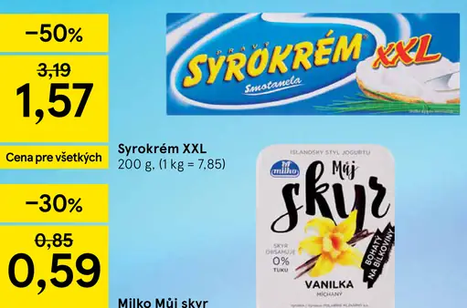 Syrokrem Smotanový