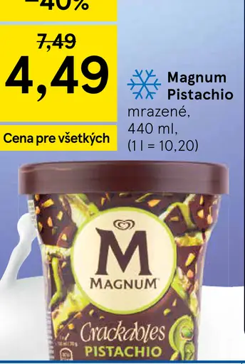 Magnum Pistachio mrazená zmrzlina