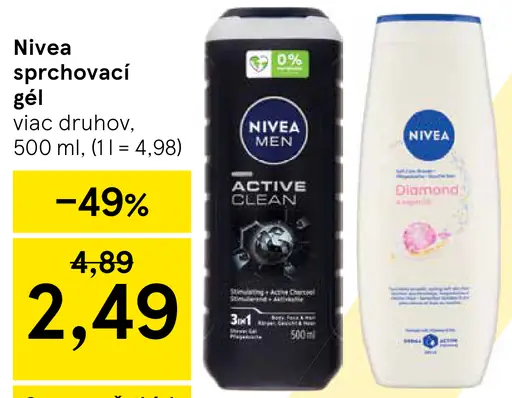 Nivea sprchovací gél