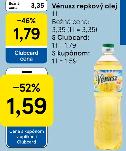 Vénusz Slnečnicový olej