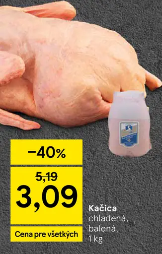 Kačica chladená, balená