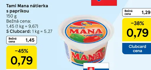 Tami Mana nátierka s paprikou