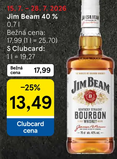 Jim Beam 40 %