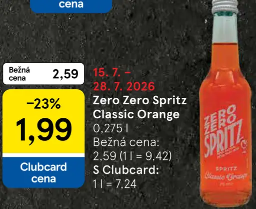 Zero Zero Spritz Classic Orange