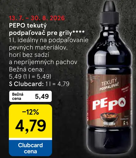 Pepo tekutý podpaľovač pre grily