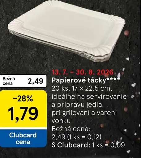 Papierové tácky