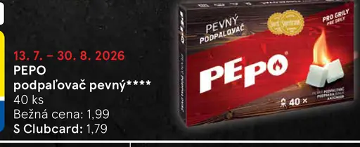 PEPO podpaľovač pevný