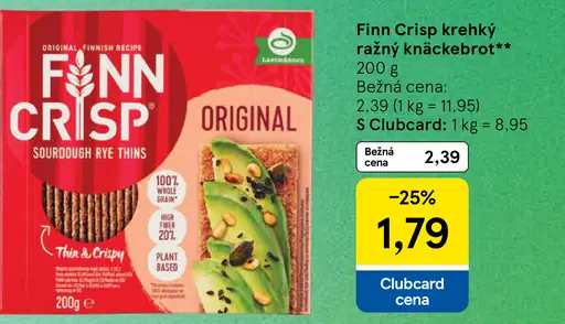 Finn Crisp Krehký ražný knäckebrot