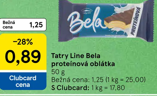 Tatry Line Bela Oblátka proteínová polomáčaná
