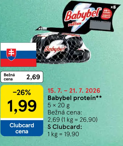 Babybel proteín syr