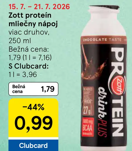 Zott Protein mliečny nápoj