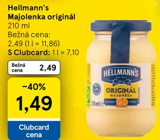 Hellmann's Majolenka originál