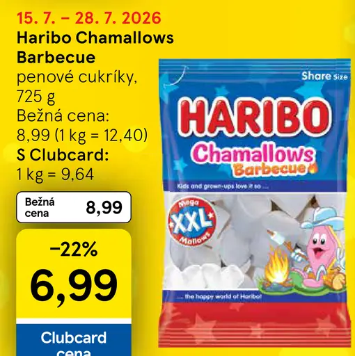 Haribo Chamallows Barbecue penové cukríky