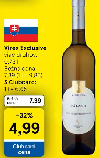 Virex Exclusive víno