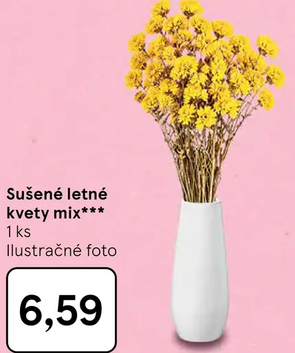 Sušené letné kvety mix