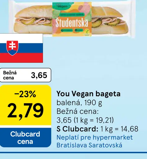 You Vegan bageta