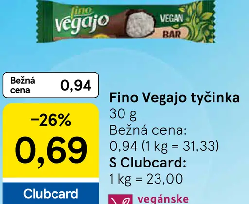 Fino Vegajo tyčinka
