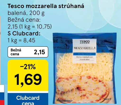 Tesco mozzarella