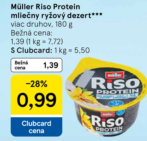Müller Riso Protein mliečny ryžový dezert