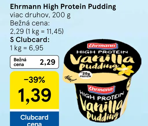Ehrmann High Protein Pudding, viac druhov