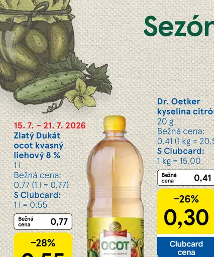 Dr. Oetker Kyselina citrónová