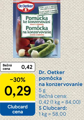 Dr. Oetker Pomôcka na konzervovanie