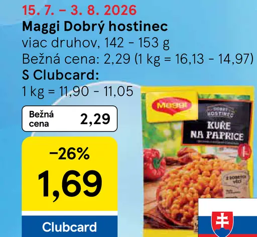 Maggi Dobrý hostinec instantná polievka