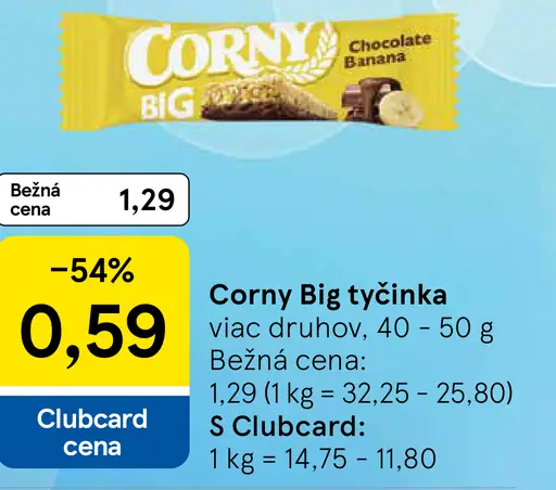 Corny Big tyčinka chocolate banana