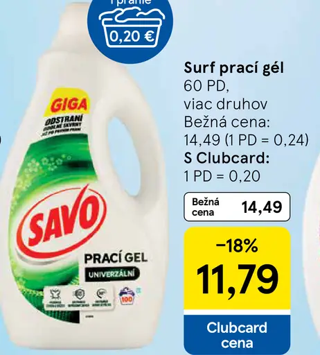 Savo univerzálny prací gél