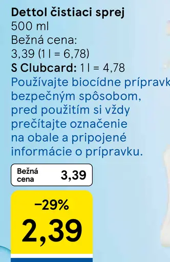 Dettol čistiaci sprej Power & Fresh