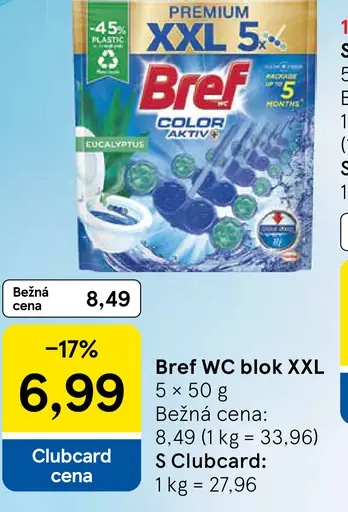 Bref WC blok XXL