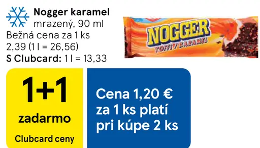 Nogger karamel mrazený krém