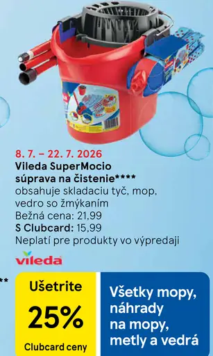 Vileda SuperMocio súprava na čistenie