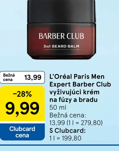 L'Oréal Paris Men Expert Barber Club vyživujúci krém na fúzy a bradu