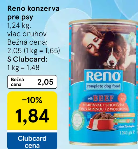 Reno konzerva pre psy