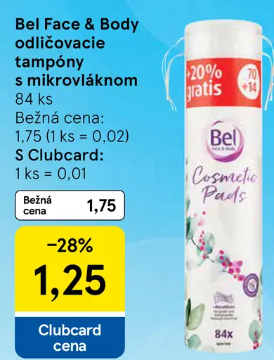 Bel Face & Body vatové tampóny s mikrovláknami