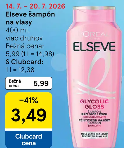 Elseve šampón na vlasy