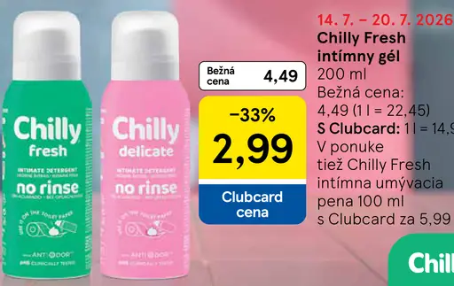 Chilly Delicate intímny gél